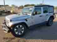 2022 Jeep Wrangler Unlimited Sahara with VIN 1C4HJXEN3NW240919, listed as a Copart auction lot 61687355 with 30,240 mi miles and Salvage title. Bid and sale history available at DreamBid. Image 1.