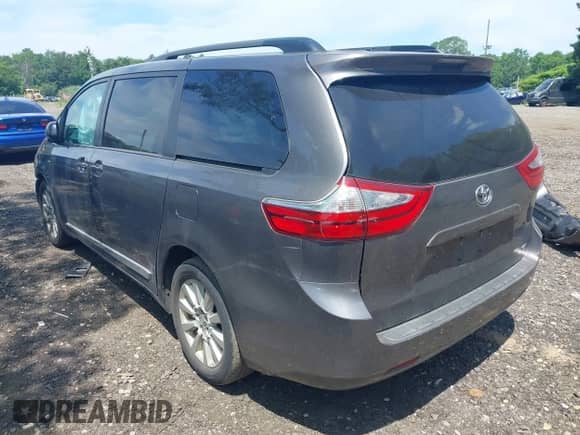 2017 Toyota Sienna LE with VIN 5TDJZ3DC2HS171132, listed as a IAAI auction lot 42589064 with 95,945 mi miles and . Bid and sale history available at DreamBid. Image 3.
