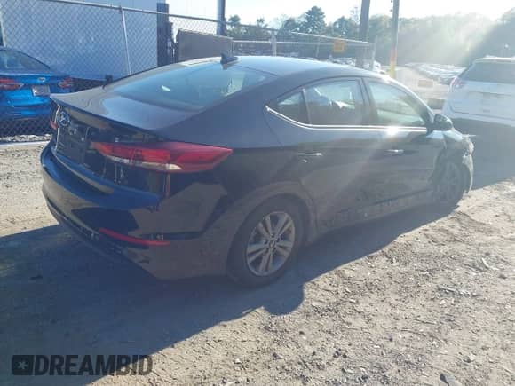 2018 Hyundai Elantra SEL with VIN 5NPD84LF2JH381257, listed as a IAAI auction lot 43346801 with 111,638 mi miles and . Bid and sale history available at DreamBid. Image 4.