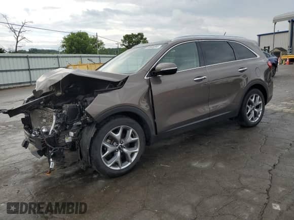 2019 Kia Sorento EX Sport with VIN 5XYPH4A58KG608208, listed as a Copart auction lot 58869265 with 69,022 mi miles and Salvage title. Bid and sale history available at DreamBid. Image 1.
