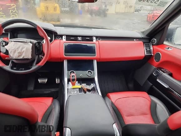 2022 Land Rover Range Rover Sport SVR z VIN SALWZ2RE8NA799997, wystawiony jako Copart lot #44576385 z przebiegiem 50 379 mil mil oraz Szkoda całkowita • Salvage title. Historia ofert i sprzedaży dostępna na DreamBid. Obrazek 9.