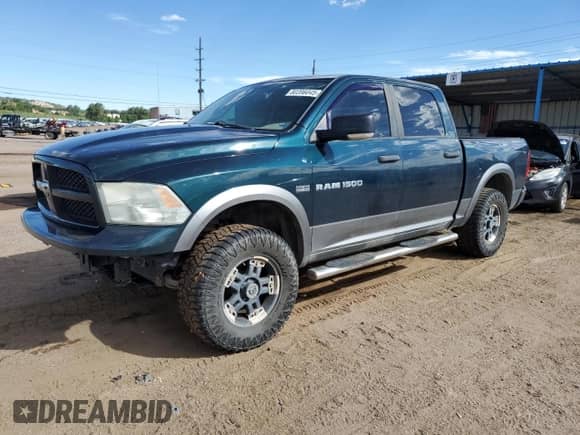 2011 Ram 1500 Outdoorsman with VIN 1D7RV1CT3BS540282, listed as a Copart auction lot 80396045 with 173,632 mi miles and Clean title. Bid and sale history available at DreamBid. Image 1.