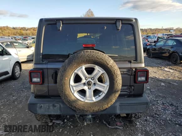 2021 Jeep Wrangler Unlimited Sport with VIN 1C4HJXKN2MW591498, listed as a Copart auction lot 78276744 with 98,868 mi miles and Salvage title. Bid and sale history available at DreamBid. Image 6.