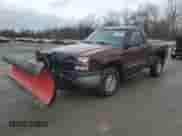 2003 Chevrolet Silverado 1500 LS with VIN 1GCEK14V33Z126249, listed as a Copart auction lot 84754524 with 105,267 mi miles and Salvage title. Bid and sale history available at DreamBid. Image 1.