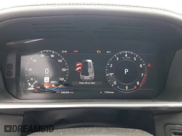 2020 Land Rover Range Rover Sport HSE with VIN SALWR2SU6LA709244, listed as a Copart auction lot 71161945 with 46,308 mi miles and Clean title. Bid and sale history available at DreamBid. Image 9.