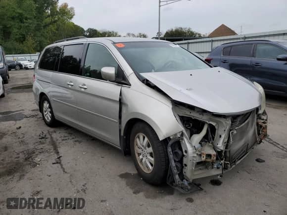 2009 Honda Odyssey EX z VIN 5FNRL38449B022055, wystawiony jako Copart lot #83820015 z przebiegiem Nie podano mil oraz Szkoda całkowita • Salvage title. Historia ofert i sprzedaży dostępna na DreamBid. Obrazek 4.