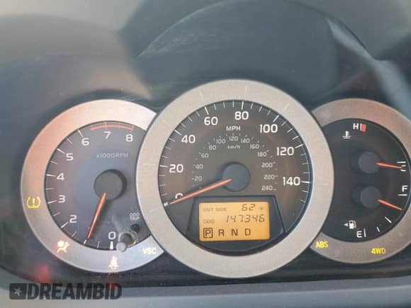 2007 Toyota RAV4 Sport with VIN JTMBK32V175014919, listed as a Copart auction lot 86539055 with 147,346 mi miles and Salvage title. Bid and sale history available at DreamBid. Image 9.