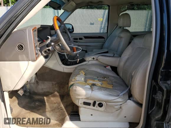2002 Cadillac Escalade with VIN 1GYEK63N32R301803, listed as a Copart auction lot 66180255 with 196,281 mi miles and Salvage title. Bid and sale history available at DreamBid. Image 7.