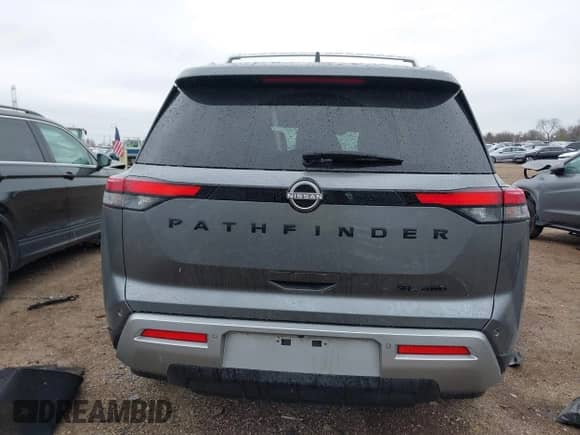 2024 Nissan Pathfinder SL with VIN 5N1DR3CC8RC233291, listed as a IAAI auction lot 42006096 with 21,839 mi miles and . Bid and sale history available at DreamBid. Image 17.