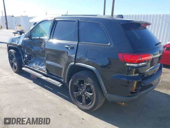 2018 Jeep Grand Cherokee Laredo E z VIN 1C4RJFAG4JC367924, wystawiony jako IAAI lot #42065114 z przebiegiem 65 250 mil mil oraz . Historia ofert i sprzedaży dostępna na DreamBid. Obrazek 3.