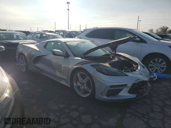 2022 Chevrolet Corvette 3LT с VIN 1G1YC3D43N5123061, выставлен на аукционе Copart как лот 74009344 с пробегом 7 843 миль миль и Чистый • Clean title. История ставок и продаж доступна на DreamBid. Изображение 4.