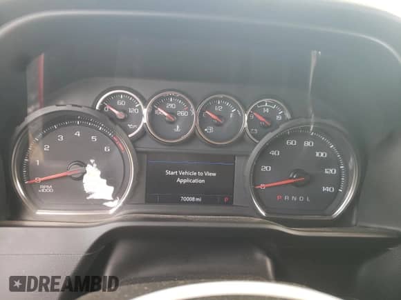 2021 Chevrolet Silverado 1500 LT Trail Boss with VIN 1GCPYFEL2MZ386824, listed as a Copart auction lot 76760034 with 70,008 mi miles and Salvage title. Bid and sale history available at DreamBid. Image 9.