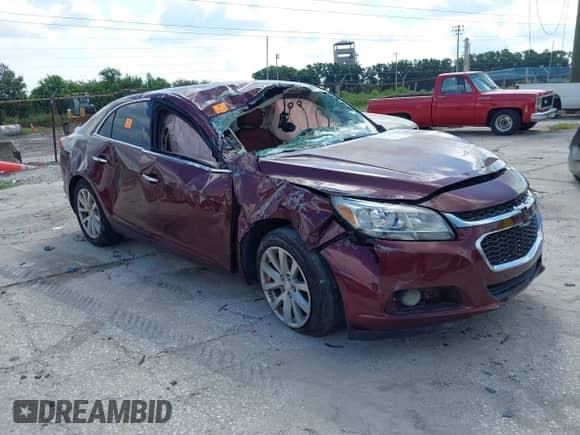 2015 Chevrolet Malibu LTZ z VIN 1G11F5SL9FF226639, wystawiony jako IAAI lot #43116812 z przebiegiem Nie podano mil oraz . Historia ofert i sprzedaży dostępna na DreamBid. Obrazek 1.