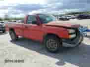 2006 Chevrolet Silverado 1500 LS with VIN 1GCEK14TX6E152535, listed as a Copart auction lot 76153124 with 85,960 mi miles and Non repairable. Bid and sale history available at DreamBid. Image 4.
