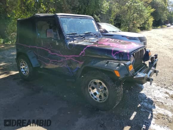 2000 Jeep Wrangler SE with VIN 1J4FA29P8YP784721, listed as a Copart auction lot 82079075 with 157,084 mi miles and Clean title. Bid and sale history available at DreamBid. Image 4.