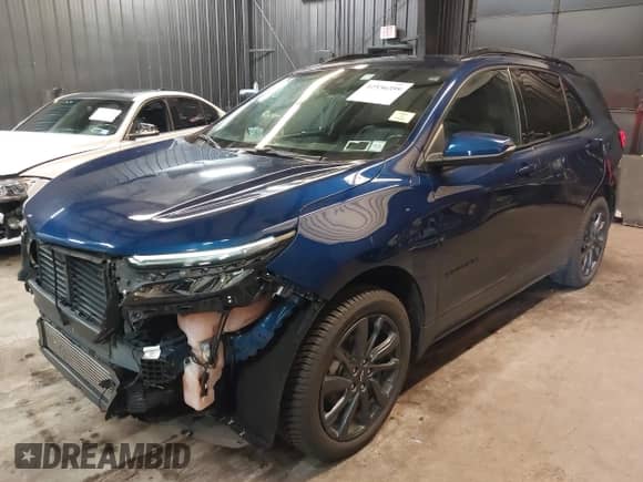 2022 Chevrolet Equinox RS z VIN 3GNAXWEV8NS189334, wystawiony jako IAAI lot #42536359 z przebiegiem 46 676 mil mil oraz . Historia ofert i sprzedaży dostępna na DreamBid. Obrazek 18.