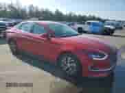 2020 Hyundai Sonata Blue с VIN KMHL24JJ5LA015982, выставлен на аукционе Copart как лот 65764165 с пробегом 44 611 миль миль и Списание • Salvage title. История ставок и продаж доступна на DreamBid. Изображение 4.