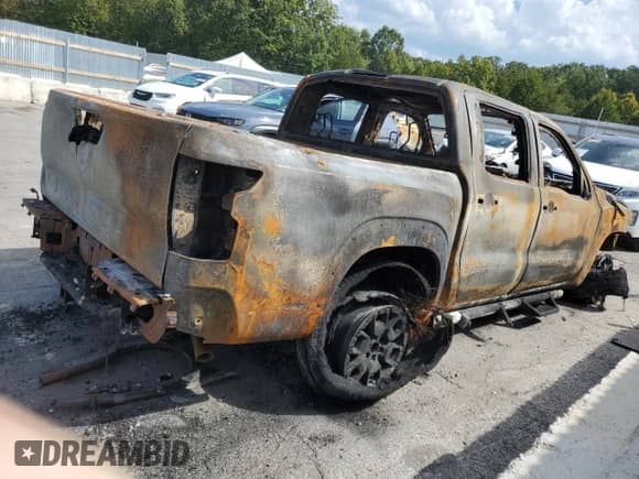 2024 Nissan Frontier Pro-4X with VIN 1N6ED1EK9RN603827, listed as a Copart auction lot 84015675 with Not provided miles and Non repairable. Bid and sale history available at DreamBid. Image 3.