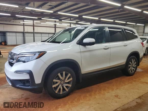 2022 Honda Pilot EX-L with VIN 5FNYF6H51NB033201, listed as a Copart auction lot 66617825 with 62,310 mi miles and Salvage title. Bid and sale history available at DreamBid. Image 1.