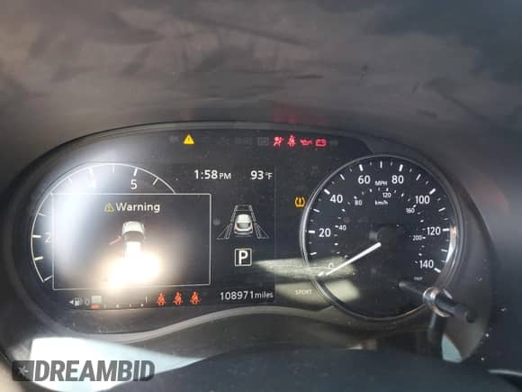2023 Nissan Kicks SR with VIN 3N1CP5DV3PL489053, listed as a Copart auction lot 80484805 with 108,971 mi miles and Salvage title. Bid and sale history available at DreamBid. Image 9.