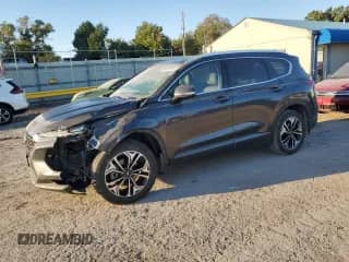 2020 Hyundai Santa Fe Limited with VIN 5NMS53AAXLH275723, listed as a Copart auction lot 86650845 with 101,571 mi miles and Salvage title. Bid and sale history available at DreamBid. Image 1.