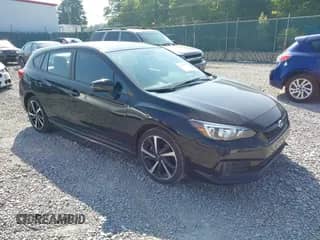2020 Subaru Impreza Special Sports with VIN 4S3GTAM6XL3726705, listed as a IAAI auction lot 42390355 with 36,652 mi miles and . Bid and sale history available at DreamBid. Image 1.