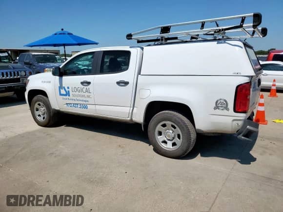 2022 Chevrolet Colorado 2WD Work Truck z VIN 1GCGSBEN9N1138436, wystawiony jako Copart lot #71273895 z przebiegiem 79 551 mil mil oraz Szkoda całkowita • Salvage title. Historia ofert i sprzedaży dostępna na DreamBid. Obrazek 2.