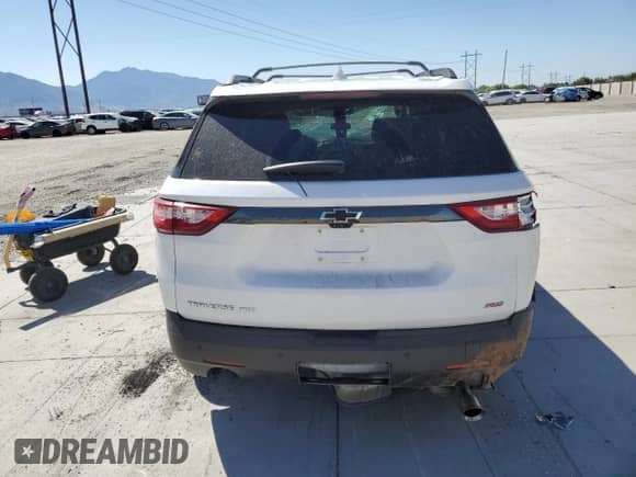 2020 Chevrolet Traverse RS z VIN 1GNEVJKW3LJ273230, wystawiony jako Copart lot #64085395 z przebiegiem 51 231 mil mil oraz Szkoda całkowita • Salvage title. Historia ofert i sprzedaży dostępna na DreamBid. Obrazek 6.