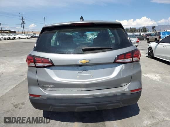 2024 Chevrolet Equinox LS with VIN 3GNAXHEG1RL191939, listed as a Copart auction lot 80916215 with 58,980 mi miles and Salvage title. Bid and sale history available at DreamBid. Image 6.