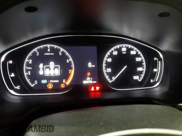 2022 Honda Accord Touring с VIN 1HGCV2F9XNA012160, выставлен на аукционе Copart как лот 61903635 с пробегом 25 792 миль миль и Списание • Salvage title. История ставок и продаж доступна на DreamBid. Изображение 9.