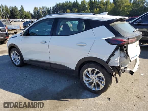 2023 Chevrolet Bolt EUV LT z VIN 1G1FY6S06P4147020, wystawiony jako Copart lot #81087615 z przebiegiem 19 212 mil mil oraz Szkoda całkowita • Salvage title. Historia ofert i sprzedaży dostępna na DreamBid. Obrazek 2.