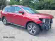 2017 Nissan Pathfinder Platinum with VIN 5N1DR2MMXHC658706, listed as a IAAI auction lot 42618108 with 106,860 mi miles and . Bid and sale history available at DreamBid. Image 1.