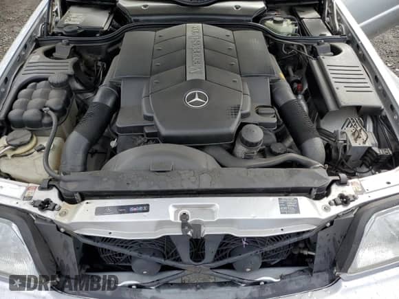 2002 Mercedes-Benz SL 500 with VIN WDBFA68F42F202423, listed as a Copart auction lot 69722915 with 116,748 mi miles and Salvage title. Bid and sale history available at DreamBid. Image 11.