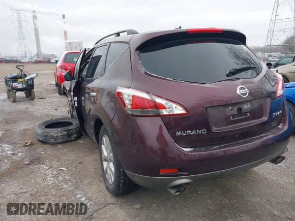 2013 Nissan Murano SV с VIN JN8AZ1MW5DW313664, выставлен на аукционе IAAI как лот 41570191 с пробегом 131 000 миль миль и . История ставок и продаж доступна на DreamBid. Изображение 3.