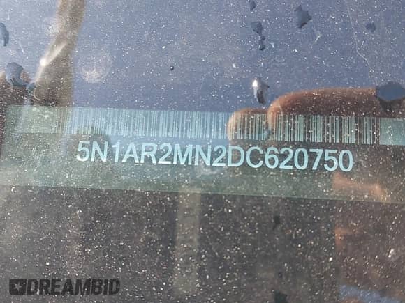 2013 Nissan Pathfinder SL with VIN 5N1AR2MN2DC620750, listed as a IAAI auction lot 42002534 with 137,571 mi miles and . Bid and sale history available at DreamBid. Image 9.