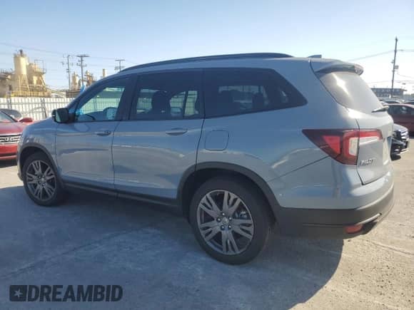 2022 Honda Pilot Sport с VIN 5FNYF5H3XNB018348, выставлен на аукционе Copart как лот 54051645 с пробегом 49 712 миль миль и Списание • Salvage title. История ставок и продаж доступна на DreamBid. Изображение 2.