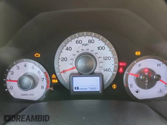 2009 Honda Pilot Touring with VIN 5FNYF38809B027002, listed as a Copart auction lot 80465055 with 90,269 mi miles and Salvage title. Bid and sale history available at DreamBid. Image 9.