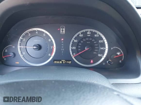 2009 Honda Accord LX-P with VIN 1HGCP26459A184052, listed as a IAAI auction lot 43274583 with 265,636 mi miles and . Bid and sale history available at DreamBid. Image 7.