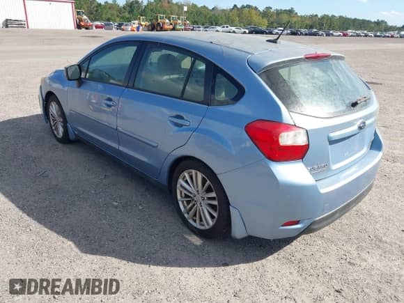 2012 Subaru Impreza Premium with VIN JF1GPAE67CH230918, listed as a IAAI auction lot 43383808 with 124,512 mi miles and . Bid and sale history available at DreamBid. Image 3.