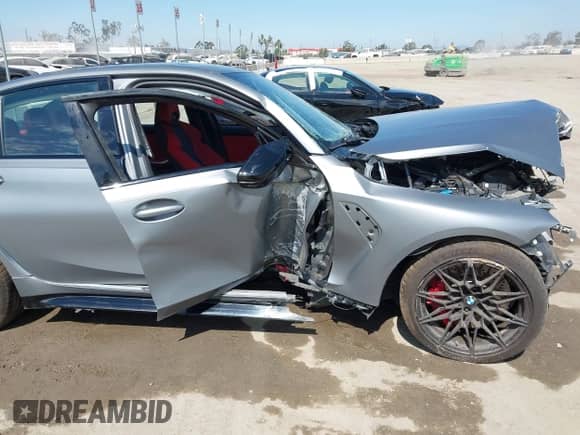 2025 BMW M3 Competition xDrive with VIN WBS33HJ03SFU19969, listed as a IAAI auction lot 41817188 with 1,944 mi miles and . Bid and sale history available at DreamBid. Image 18.