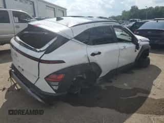 2024 Hyundai Kona Limited with VIN KM8HE3A34RU080936, listed as a Copart auction lot 67536964 with 9,465 mi miles and Salvage title. Bid and sale history available at DreamBid. Image 3.