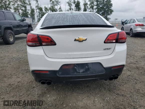 2016 Chevrolet SS with VIN 6G3F25RW8GL205618, listed as a Copart auction lot 57058605 with 91,314 mi miles and Salvage title. Bid and sale history available at DreamBid. Image 6.