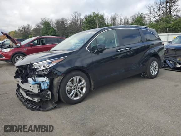 2023 Toyota Sienna Platinum с VIN 5TDESKFC0PS088536, выставлен на аукционе Copart как лот 64308515 с пробегом Не указан миль и Списание • Salvage title. История ставок и продаж доступна на DreamBid. Изображение 1.