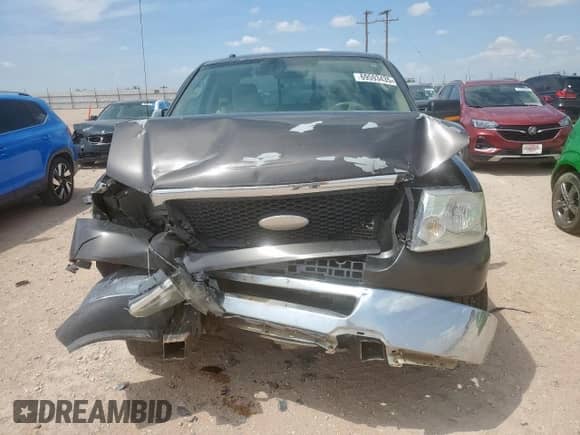 2007 Ford F-150 STX with VIN 1FTRX12W47FB43650, listed as a Copart auction lot 69593435 with 231,578 mi miles and Salvage title. Bid and sale history available at DreamBid. Image 5.