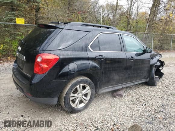 2013 Chevrolet Equinox LT with VIN 2GNALDEK9D1132348, listed as a Copart auction lot 82681435 with 152,287 mi miles and Salvage title. Bid and sale history available at DreamBid. Image 3.