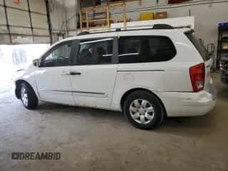 2007 Hyundai Entourage GLS с VIN KNDMC233876042661, выставлен на аукционе Copart как лот 54363495 с пробегом 218 757 миль миль и На запчасти • Non repairable. История ставок и продаж доступна на DreamBid. Изображение 2.