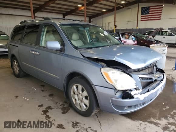 2008 Hyundai Entourage GLS z VIN KNDMC233486054453, wystawiony jako Copart lot #64286305 z przebiegiem 159 649 mil mil oraz Szkoda całkowita • Salvage title. Historia ofert i sprzedaży dostępna na DreamBid. Obrazek 4.