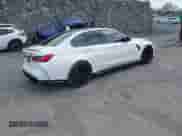 2024 BMW M3 Competition xDrive with VIN WBS43AY07RFS42807, listed as a IAAI auction lot 41678678 with 3,394 mi miles and . Bid and sale history available at DreamBid. Image 4.