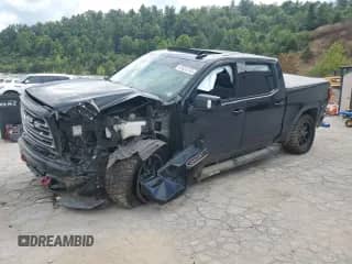 2019 GMC Sierra 1500 AT4 with VIN 3GTP9EEL5KG253835, listed as a Copart auction lot 67623715 with 90,516 mi miles and Salvage title. Bid and sale history available at DreamBid. Image 1.