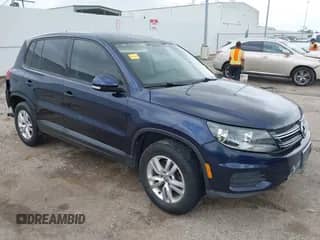 2013 Volkswagen Tiguan SE with VIN WVGAV3AX9DW613283, listed as a IAAI auction lot 41954359 with 147,525 mi miles and . Bid and sale history available at DreamBid. Image 1.